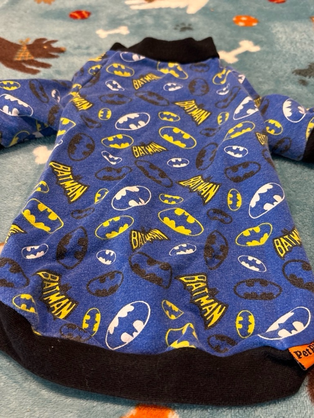 Batman Blue Kids One-Piece Pajama medium